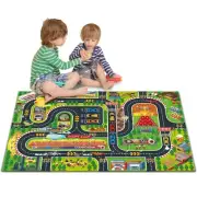 Kids Toy Dream Mat Racetrack Activity Playmat Ideal Fun Carpet Racing Map for...
