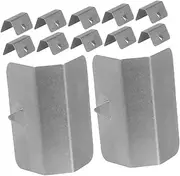 GARVALON 20pcs Automotive Wind Deflector Clips Weather-resistant Clamps for Easy Installation Versatile Deflector Clamps for Windshield Protection