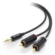 Alogic Premium 1m 3.5mm Stereo Audio to 2 X RCA Stereo Cable (M/M)