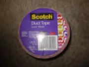 Scotch Duct Tape Love Note 1.88 IN x 10 YD New!!!