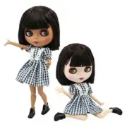 ICY DBS Blyth Doll 1/6 Bjd Joint Short Brown Hair Matte Face 30cm Toy Girls Gift
