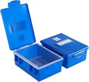 Medicine Box Thermometer Sterilization Medicine Storage First Aid Kit Medicine Chest Blue