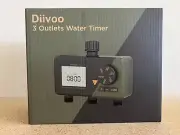 Programmable Sprinkler Timer 3 Zone Water Hose Timer 3 Outlet for Garden NEW