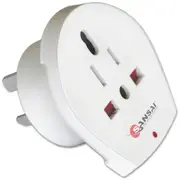 Sansai STV-018 Inbound Travel Adapter - US / UK / EU to AU / NZ Plug Single Pack - SAA Approved [STV-018]