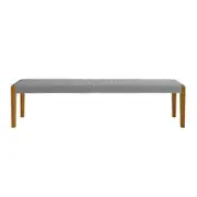 Fentan 4 Seater Solid Timber Outdoor Bench