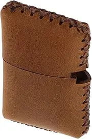 BESPORTBLE Elegant Cattlehide Lighter Case Durable Storage for Cigarette Lighter Fashion Accessory