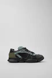 Twins Multicolor Leather and Textile Sneakers for Women.