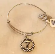 Alex and Ani NWT Anchor Adjustable Bangle Bracelet
