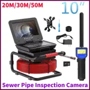 10" Pipe Sewer Drain Inspection Camera IPS DVR AHD1080P Screen Keyboard Enlarge
