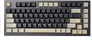 YUNZII YZ75 75% Hot Swappable Wireless Gaming Mechanical Keyboard, RGB Backlights, BT5.0/2.4G/USB-C, Double Shot PBT Keycaps for Linux/Win/Mac(Gateron G Pro Yellow, Black)