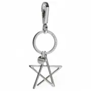 NEW COCCINELLE Keyrings Charm Doodle Star Unisex - E2R8M410201Y01