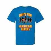 Healthcare Heroes Unite Adult’s T-Shirt - 3XL, Birthday, Apparel Accessories, 1