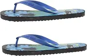 TEHAUX Fashion Slippers for Men Breathable Summer Flip-Flops Comfortable Anti-Slip Sole
