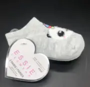 ESSIE LEG WEAR KIDS' 4-6 sock size Panda Unicorn Stripped Socks