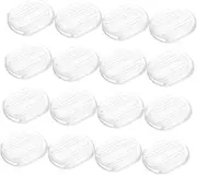 [TINEASUR] 40pcs Clip-on Earrings Cushions Bent Rod Parts Ear Headbands Buckle Bracket The Tote Bag Supplies Earrings Equipment Specimens The Wire Spa Headbands Clip Earring Pads Transparent