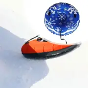 Inflatable Snow Tube Cartoon Winter Sledding Toy for Games Halloween Outdoor
