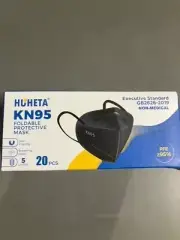 400 Masks: KN95 Foldable Protective 5 Layer Face Mask BFE 95% Disposable