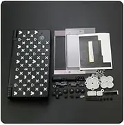 Replacement Parts Full Housing Case Cover Shell with Buttons Kit for DSi NDSi - Black Custom Version