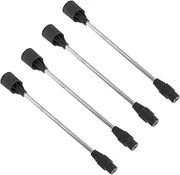 Kisangel Spray Can Extension Pole 4pcs Long Gardening Sprayer Rod for Water Butts Garden Sprayers
