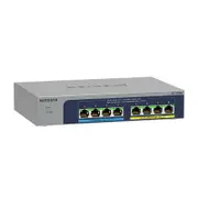 NETGEAR 8-port Ultra60 PoE++ Multi-Gigabit (2.5G) Ethernet Unmanaged Switch- MS108UP-100AUS