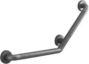 135° Bathroom Grab Bar with Non-Slip Handle and Safety Glowing Circle for Bathtub Toilet Kitchen Stairs Towel Support Handrail