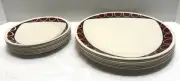 8 MCM Corning Corelle Vitrelle Kitu Bread Plates & 8 Dinner Plates (16 Total)