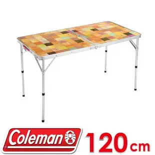 Coleman 美國 自然風抗菌摺桌/120摺疊桌/露營桌/戶外休閒桌/CM-26751 (9折)