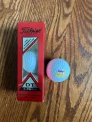 Titleist Golf Balls DT 2-Piece With Kraft Macaroni & Cheese Logo