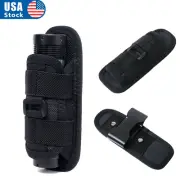 360°Degree Flashlight Pouch Waist Belt Fixing Carry Case Holder Rotate Annex Kit