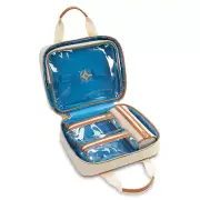 Stephanie Johnson Topea Martha Ivory Large Cosmetic Case