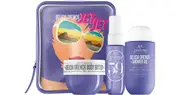 Sol de Janeiro Delicia Drench Women's Body Travel Kit Intense Moisturizing Body Butter for Dry Skin 50ml + Scented Body & Hair Spray 30ml + Emollient