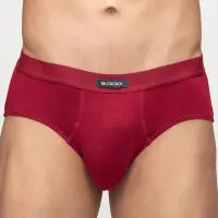 在飛比找Yahoo奇摩購物中心優惠-DADADO 基礎系列Modal纖維 M-LL三角褲(紅) 