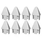 8 Pieces Picket Fence Caps 3inchx0.88inch Waterproof Easy to Maintain Picket