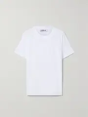 [CDLP] CDLP - + Net Sustain Tencel Lyocell And Cotton-blend T-shirt - White - x small x small White
