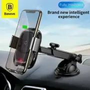 Baseus 10W Intelligent Wireless Charger Mount Holder Suction Cup with IR sensor