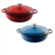 Pyrolux Pyrochef Round Chef Pan 24cm - Chilli Red
