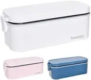 THANKO Rice Cooker Small One-person ultra high speed lunch box rice cooker White