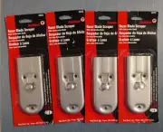 Red Devil Razor Blade Scrapers - Retractable - 3223 - Silver Toned - Lot Of 4