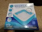 Kiddie pool inflatable Blow Up Padded Floor Grip Handles Drain toddlers Ball Pit