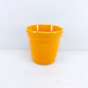 FIESTA WARE flower POT butterscotch orange 3.5" NEW nop