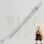 1095 Full Tang Yellow Nichirin Sword Zenitsu Agatsuma Sword-Demon Slayer Swords