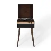 Crosley CR6236A-WA Jasper 3-Speed Bluetooth in/Out Vinyl Record Player Turnta...
