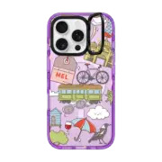 iPhone 16 Pro Impact Ring Stand Case MagSafe Compatible Melbourne by Megan McKean