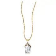 Love Of A Lifetime Topaz & Diamond Necklace