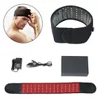 850nm Red Infrared Light Therapy Headband Head Wrap Pad Belt Pain Relief 75LEDs