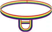 [WsjiaboFux] Mens Rainbow Thong Underwear Stretch Breathable O-Ring Strap G-String Briefs G- Rainbow Striped Thon Perfect for Lingerie Nights, Swimming or Club Wear Strings and Thongs Underwear, Colour