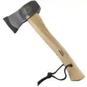 Prandi Camping Hatchet Axe with Hickory Wood Handle 13" Carbon Steel Italy