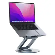 mBeat 360 Degrees Rotating Laptop Telescopic Height Adjustment Stand Space Grey
