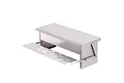 6.5L Automatic Chook Chicken Feeder Poultry Auto Treadle Aluminium Metal Coop