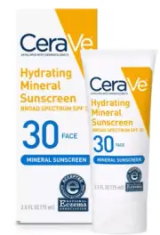Cerave Hydrating Mineral Sunscreen SPF 30 75ml